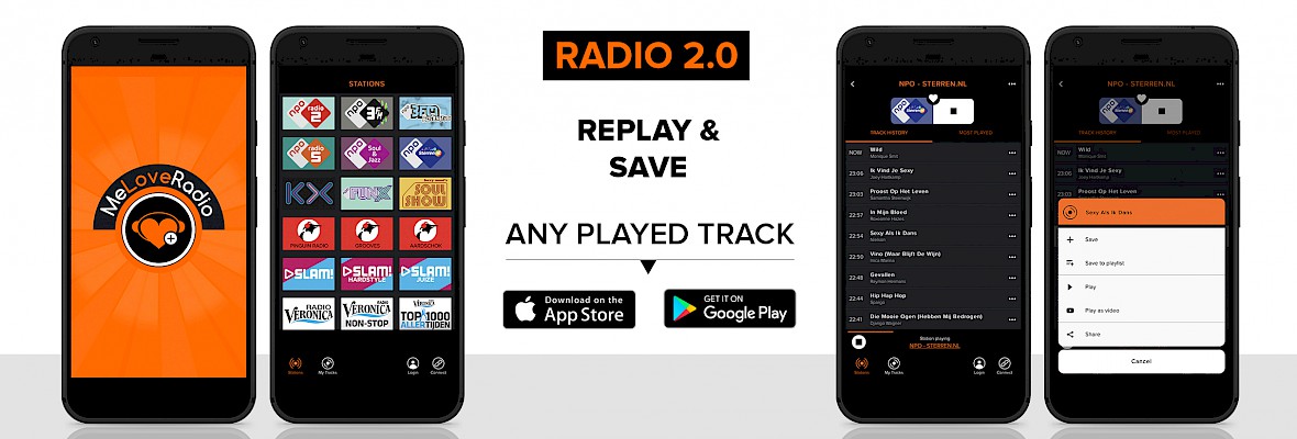 MeLoveRadio nu ook als app