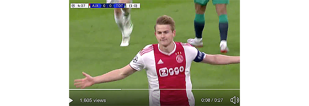 4.840.000 kijkers zien Ajax verliezen van Tottenham bij Veronica