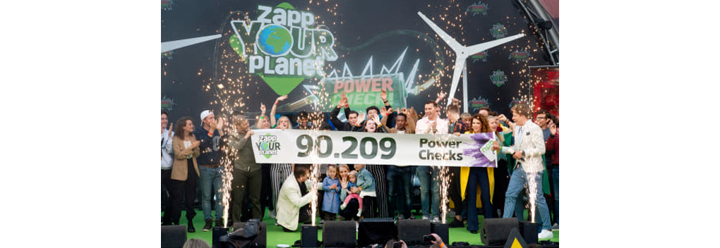 Kinderen doen 90.209 Power Checks voor Zapp Your Planet