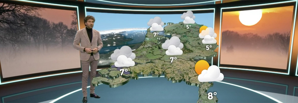 Zo ziet het nieuwe weerbericht van SBS6 eruit