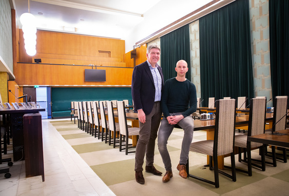 Wimar Jaeger: “Het is langzamer gegaan dan ik had gewild” 1 Wimar en Joost klein