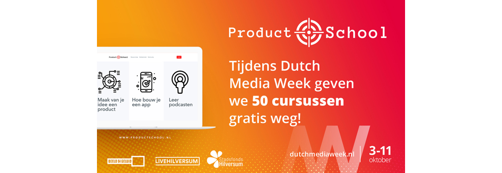 Gratis online cursus tijdens Dutch Media Week
