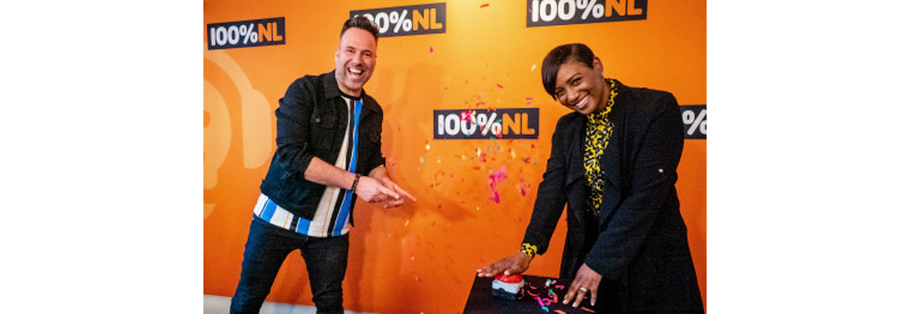 Edsilia Rombley opent radiostation 100% NL Songfestival