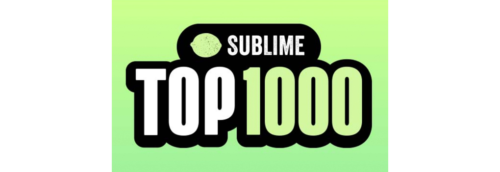Sublime komt met Top 1000