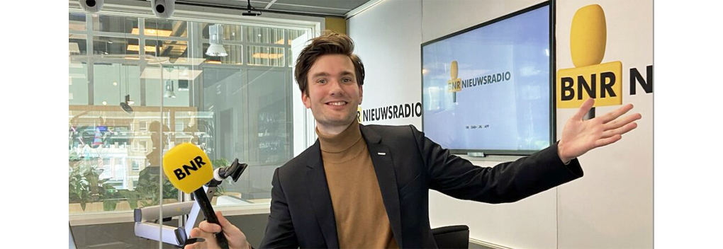 Kees Dorresteijn vaste presentator bij BNR Nieuwsradio