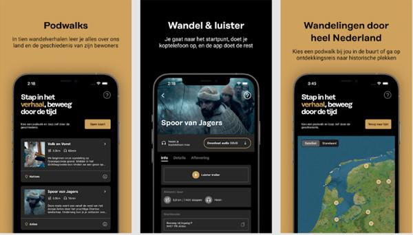 Het verhaal van Nederland: transmediaal project 2 Podwalk