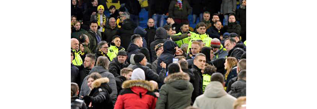 Minder cameramensen tijdens Eredivisiewedstrijden na ongeregeldheden Vitesse