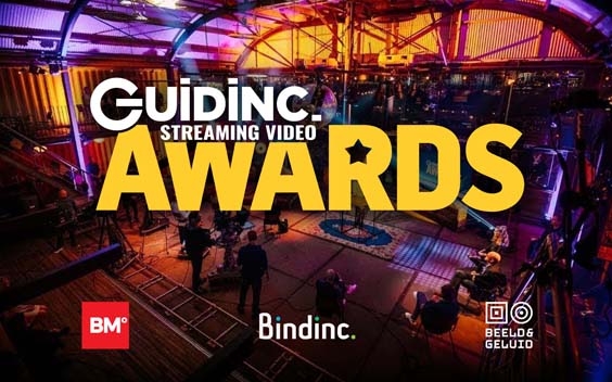 Genomineerden voor de Guidinc. Streaming Video Awards