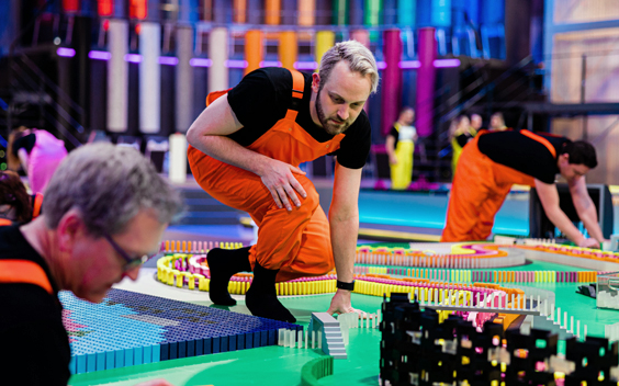 Domino Challenge bij RTL 4: “Iedereen hield de adem in en liep op zijn tenen” 2 Domino Challenge