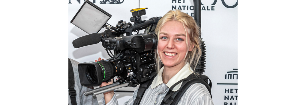 Gabi Degen: junior camera operator bij EMG