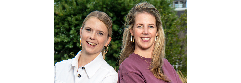 Noa Vahle en Anne-Greet Haars presenteren Hoofdklasse hockey op Viaplay