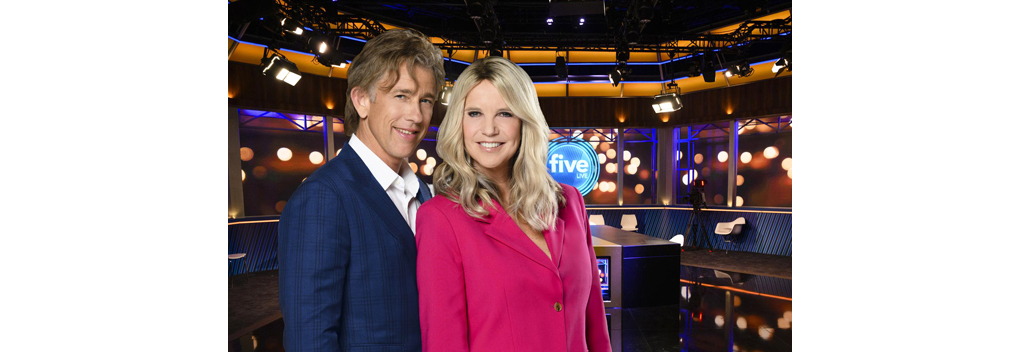 Serie Five Live met Waldemar Torenstra en Linda de Mol vanaf 2 oktober op SBS6