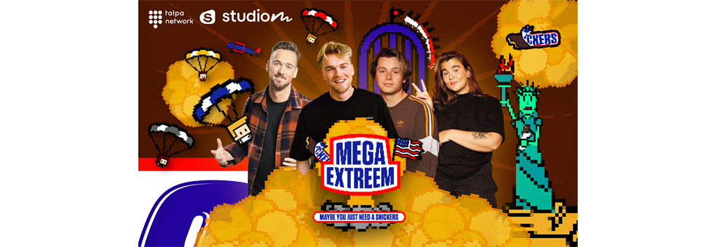 YouTube-serie Mega Extreem, gesponsord door Snickers, is succesvol