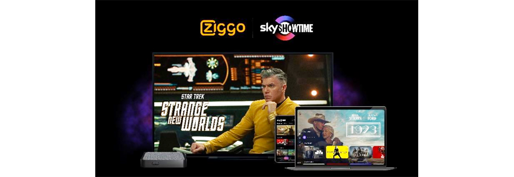 Ziggo en SkyShowtime werken samen