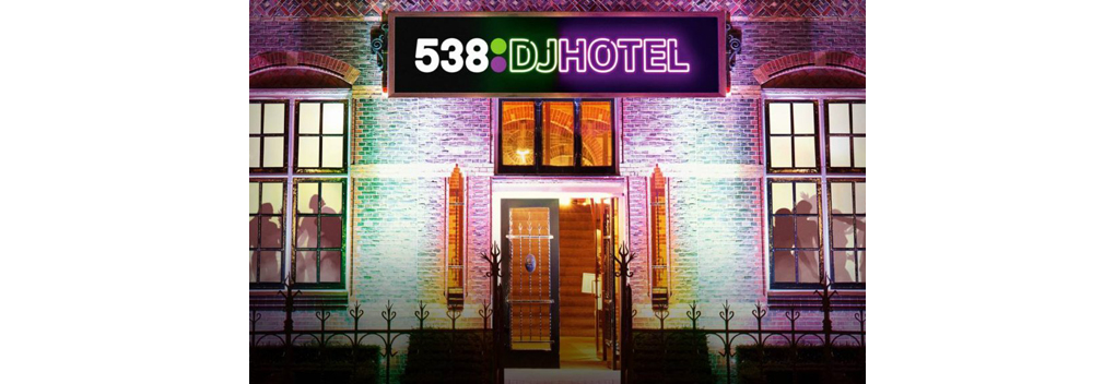 Beroemde dj’s checken in bij 538 DJ Hotel