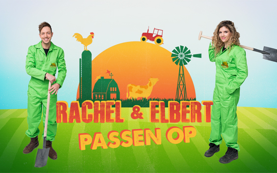 Rachel Rosier en Elbert Smelt passen op boerderij in nieuw EO-programma