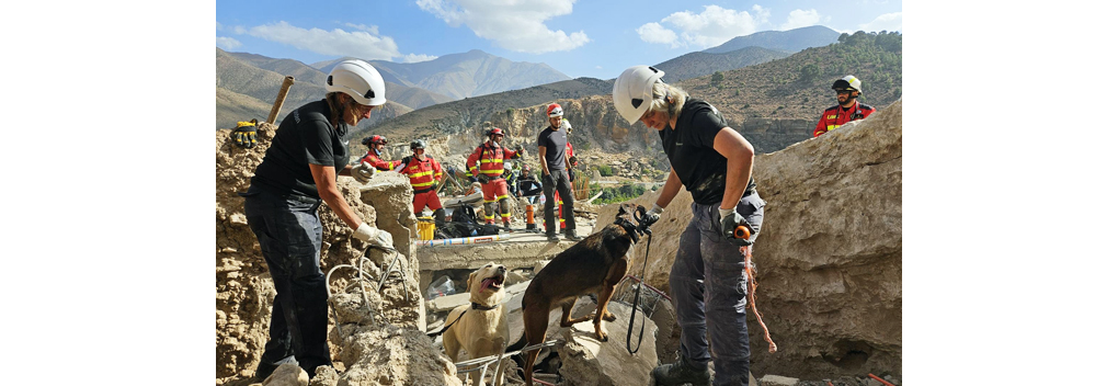 TV Affairs maakt Vrouwelijke kracht na de aardbeving in Marokko