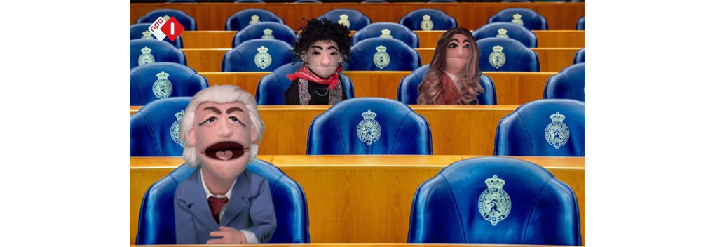 Wilders, Van der Plas en Yeşilgöz zingen in De Achterkamer