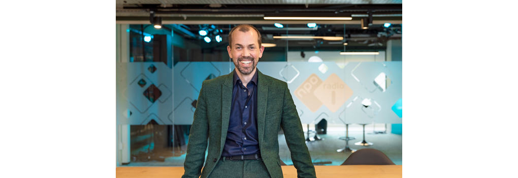 Jurre Bosman, NPO-directeur Audio, staat altijd aan