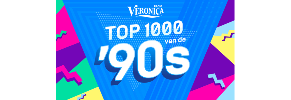 Radio Veronica brengt de Top 1000 van de ’90s
