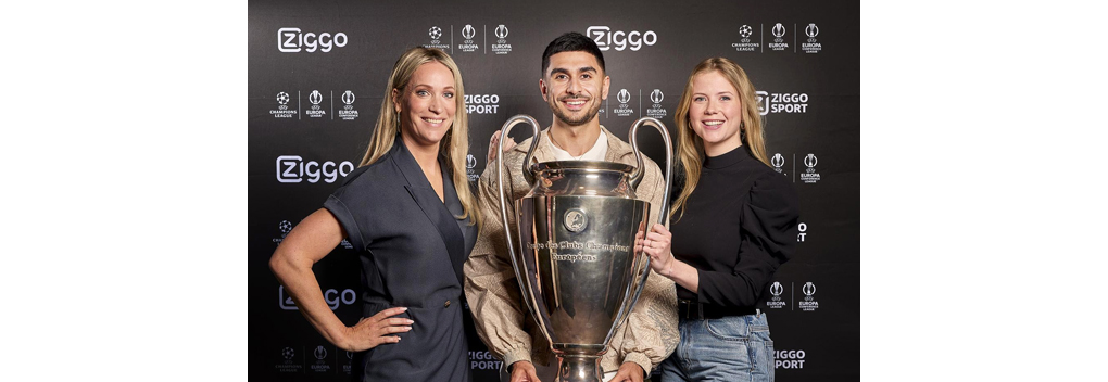 Hélène Hendriks en Noa Vahle aan de slag bij Ziggo Sport
