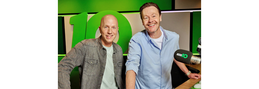 Lex Gaarthuis en Gijs Staverman nieuwe presentatoren ochtend- en middagshow bij Radio 10
