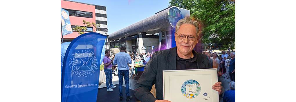 Onthulling Media Diamant Ronald van den Bersselaar op 26 juni