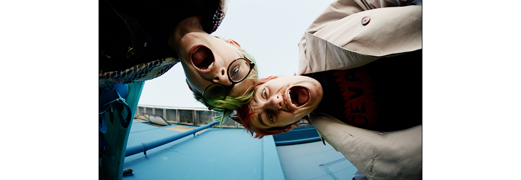 Boze kinderen maken punk met een boodschap