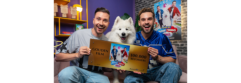 100.000 bezoekers voor De Film van Rutger, Thomas & Paco