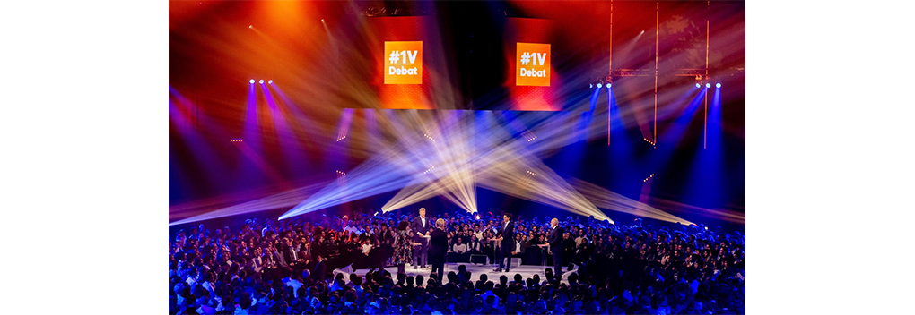 Zes lijsttrekkers bij EenVandaag Verkiezingsdebat