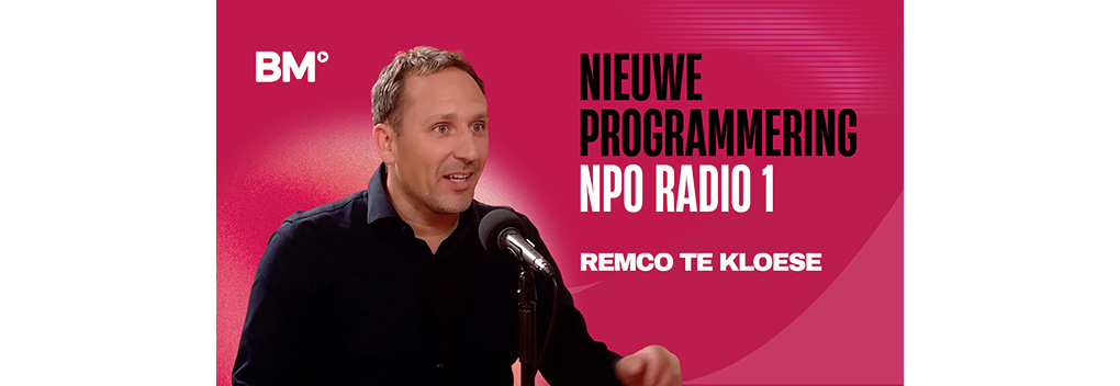Remco te Kloese over nieuwe programmering van NPO Radio 1