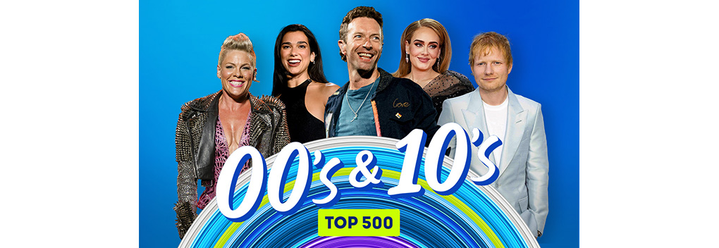 Sky Radio presenteert de 00’s & 10’s Flashback Top 500