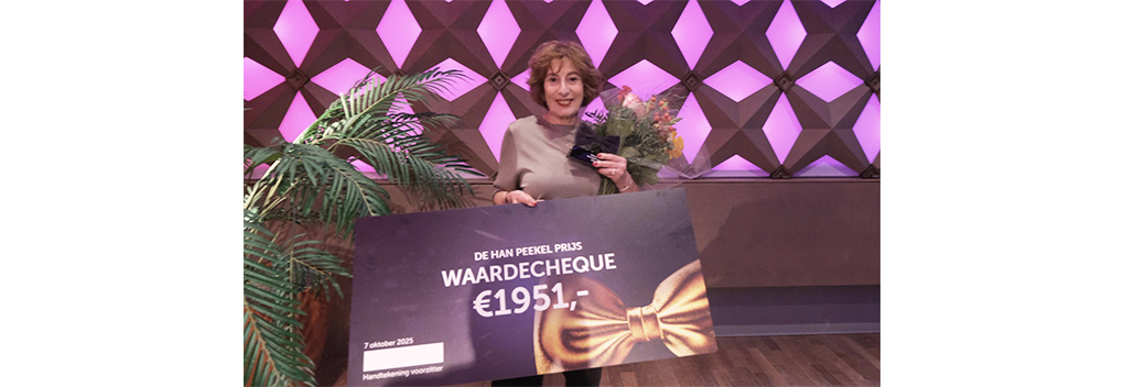 Sonja de Leeuw wint Han Peekel Prijs 2025
