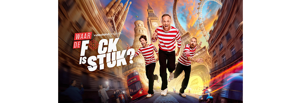 Europa is het speelveld in nieuwe Videoland-serie Waar De F*ck Is Stuk?