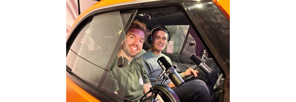 SLAM!-dj’s maken ochtendshow live vanuit kleine auto