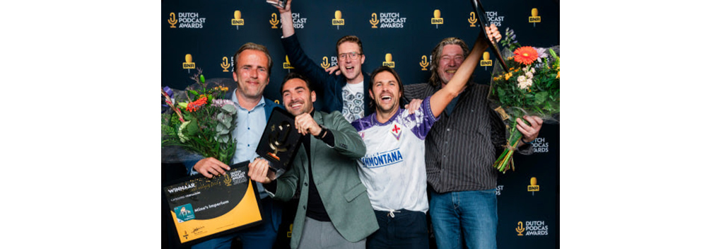 Mino’s Imperium en Fred & Ries grote winnaars BNR Dutch Podcast Awards 2025