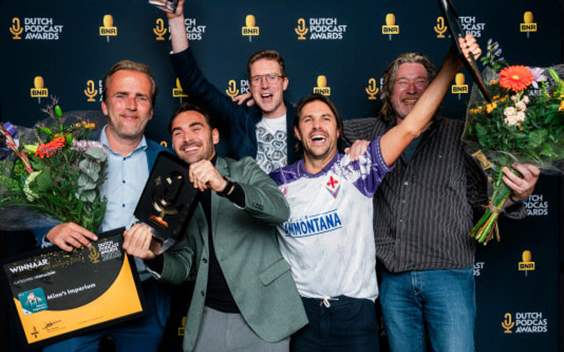 Mino’s Imperium en Fred & Ries grote winnaars BNR Dutch Podcast Awards 2025