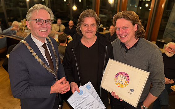 Jurriaan van der Kamp ontvangt 20e Media Diamant