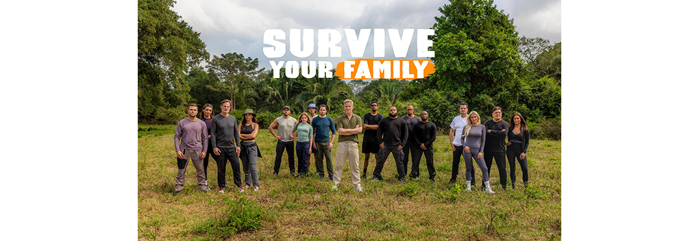 Ronald de Boer en dochters in Survive Your Family op SBS6