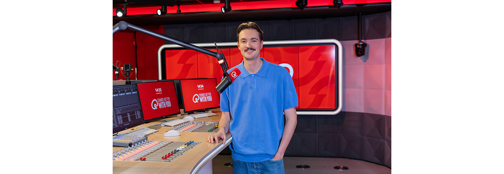 Bram Krikke elke vrijdagochtend in Qmusic-ochtendshow