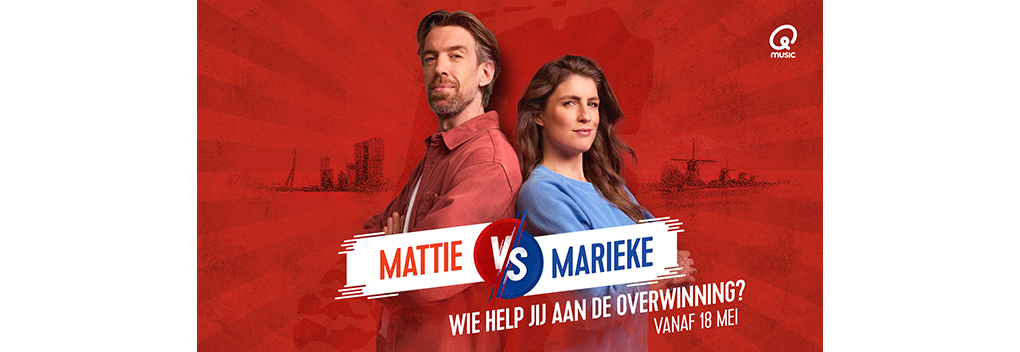 Qmusic lanceert Mattie versus Marieke