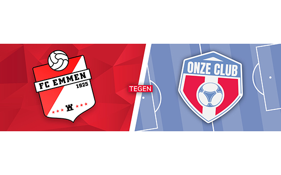 VV Onze Club daagt FC Emmen uit op sportpark De Pampert