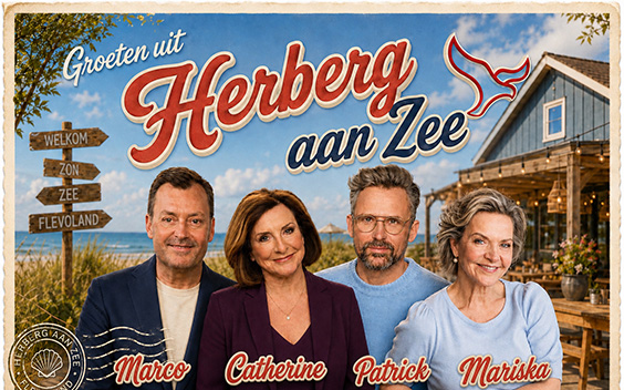 Herberg aan Zee bij Omroep Flevoland met bekende presentatoren