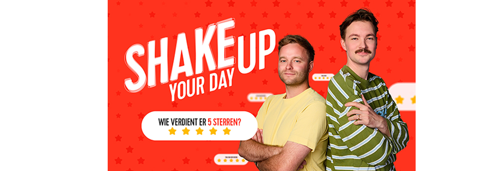 Qmusic-dj’s Tom & Bram ‘Shake Up Your Day’