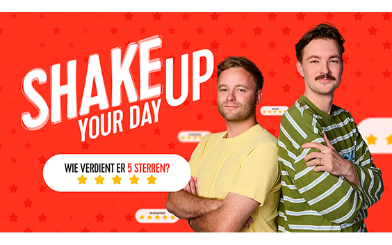 Qmusic-dj’s Tom & Bram ‘Shake Up Your Day’