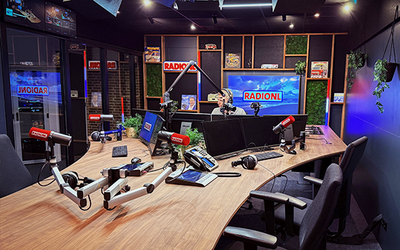 Nieuwe radiostudio van RADIONL officieel in gebruik