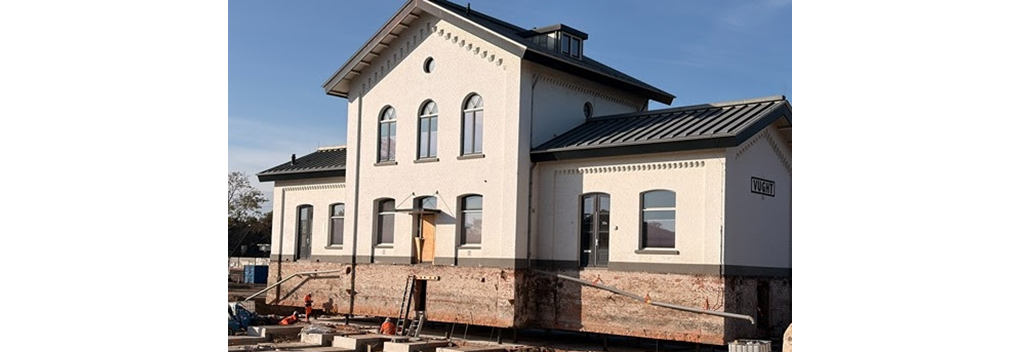 Historisch station Vught verhuist 13,6 meter: live te zien op Omroep Brabant