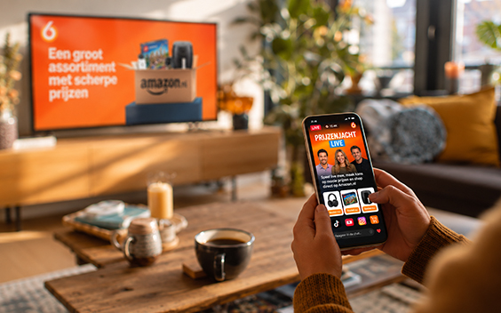 Talpa Media en Amazon.nl introduceren live commerce rond SBS6-format Prijzenjacht