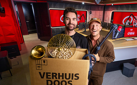 Radiostudio Qmusic blijft leeg