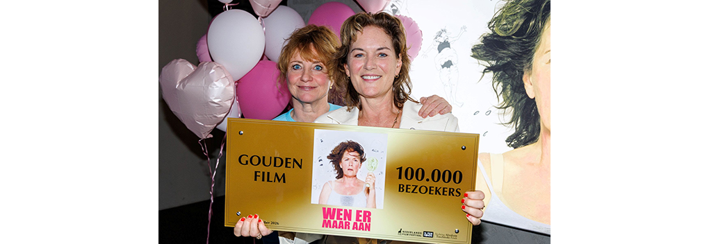 Maike Meijer ontvangt Gouden Film voor Wen Er Maar Aan